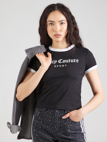 Juicy Couture Paita 'Ringer' värissä musta: etupuoli