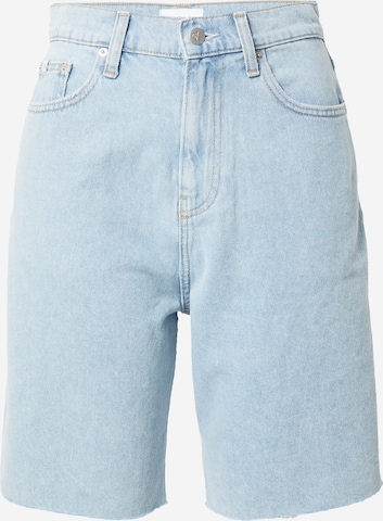 Calvin Klein JeansLoosefit Traperice - plava boja: prednji dio