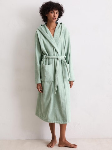 Marc O'Polo Bademantel 'Timeless ' in Grün: Vorderseite