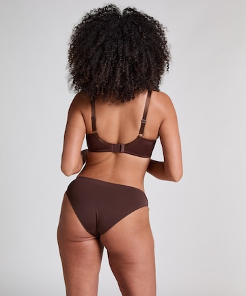 Hunkemöller T-Shirt BH 'Nina' in Braun