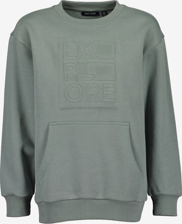 BLUE SEVEN Sweatshirt in Groen: voorkant