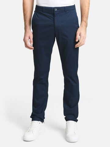 TOM TAILOR Slim fit Chino Pants 'TRAVIS' in Blue: front