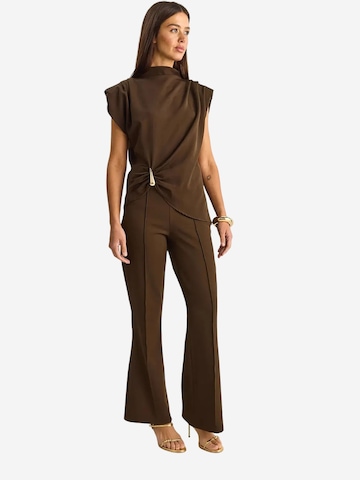 Bianco Lucci Pantsuit in Brown