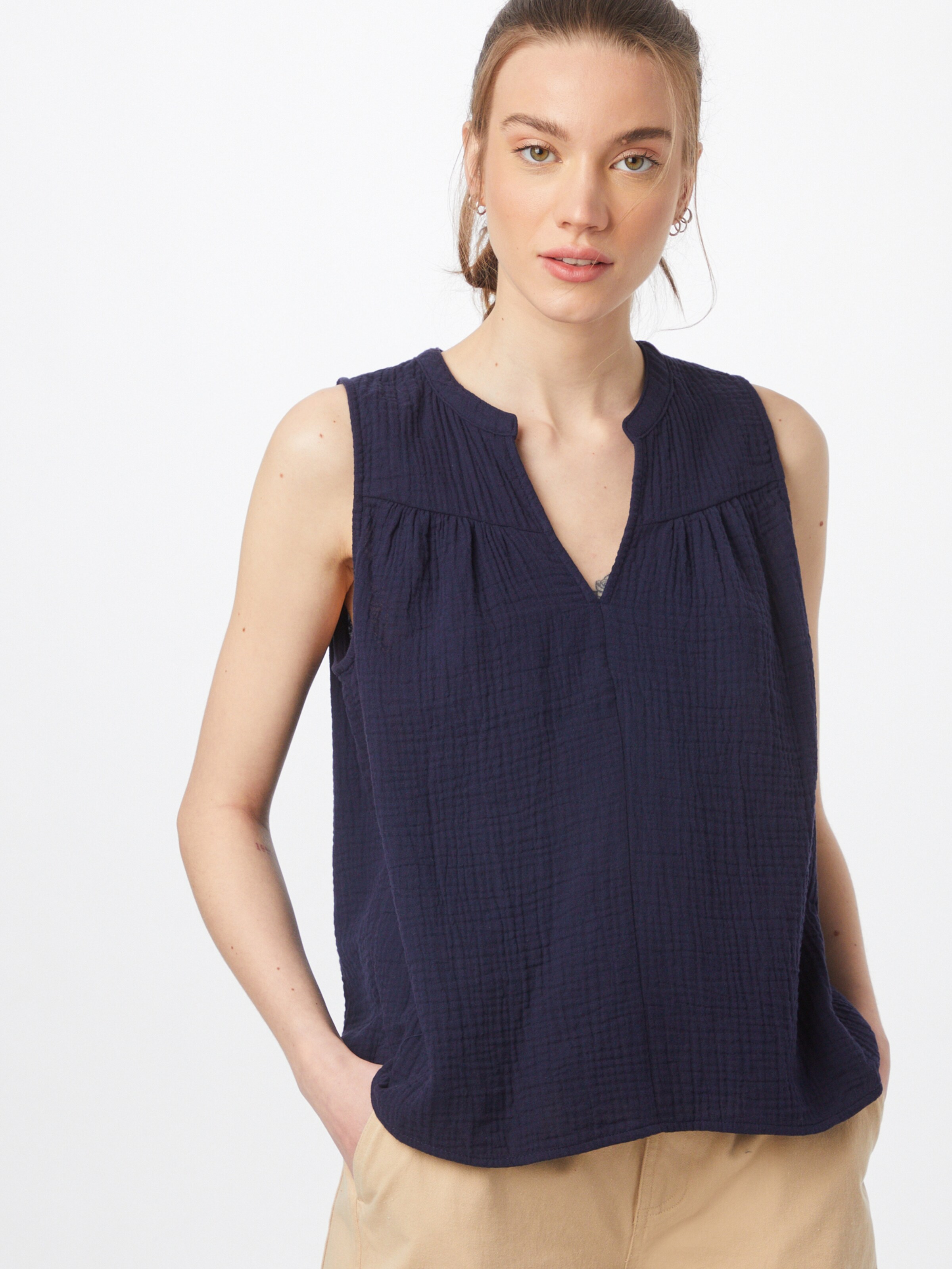 Frauen Große Größen GAP Top in Navy - EC06607 Frauen Große Größen GAP Top in Navy - EC06607