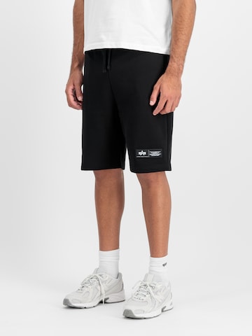Regular Pantalon ALPHA INDUSTRIES en noir