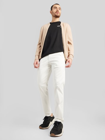 Coupe slim Pantalon chino 'Miles Flex' SELECTED HOMME en blanc