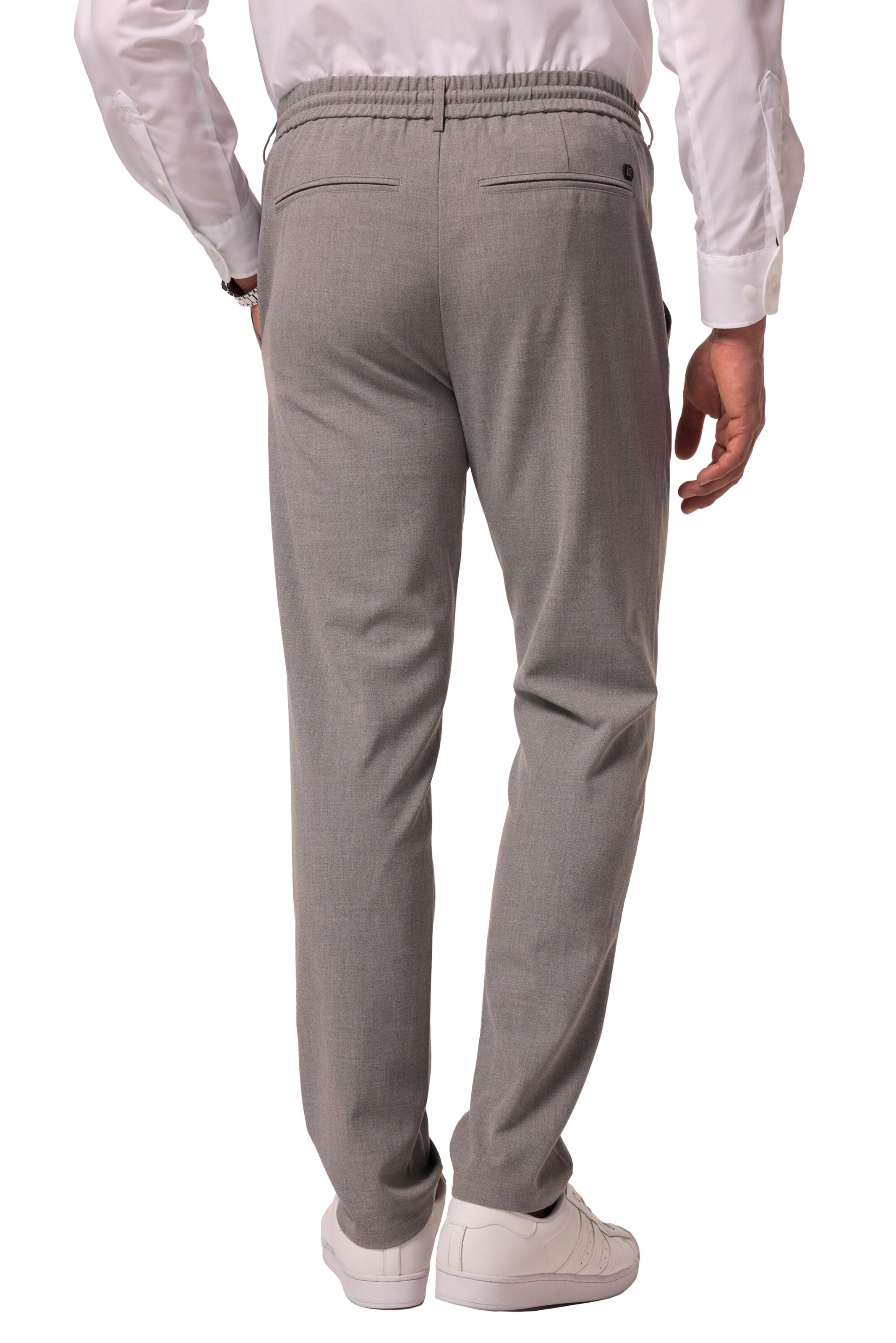 JP1880 Regular Bandplooibroek in Grijs