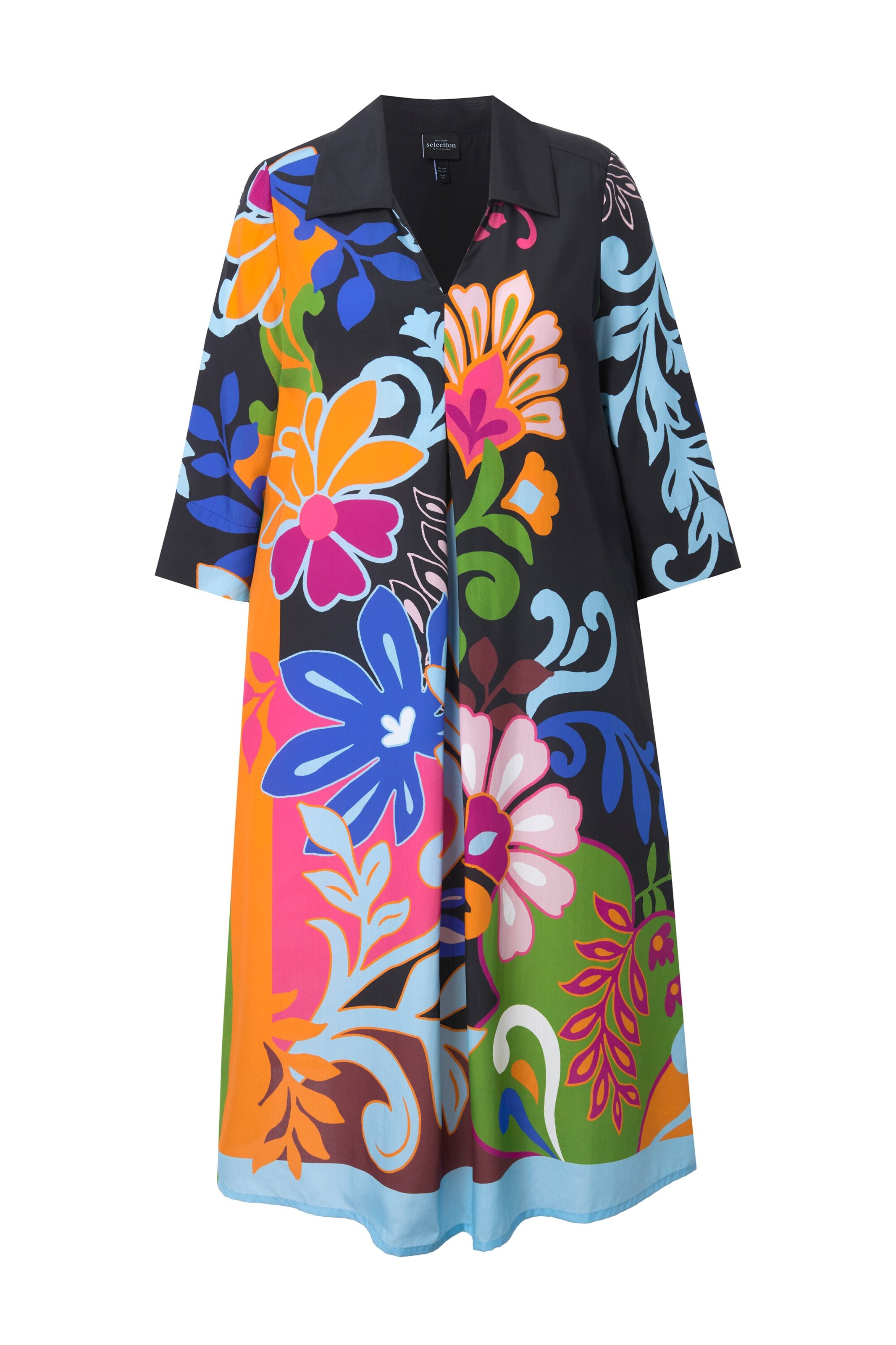 Ulla Popken Jurk in Zwart: voorkant