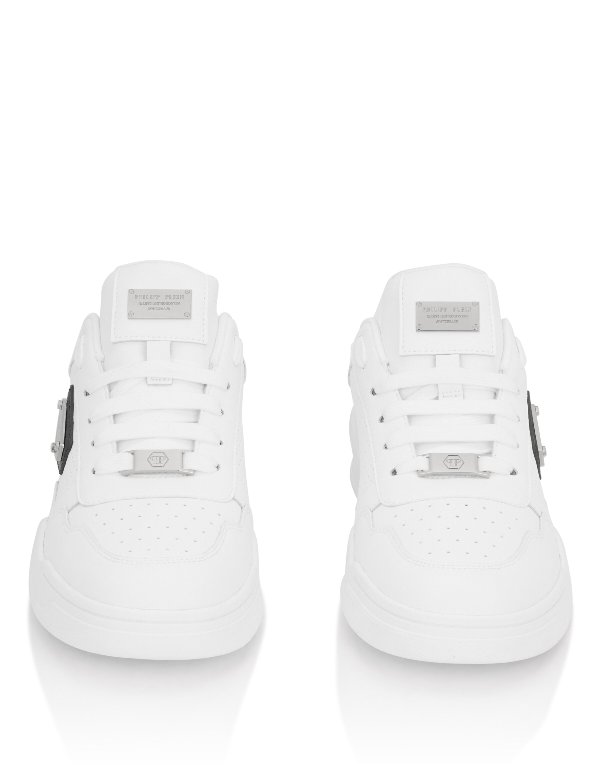 Philipp Plein Platform trainers 'Street' in White