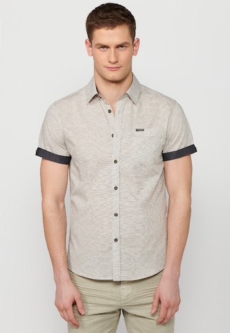 Coupe regular Chemise KOROSHI en gris : devant