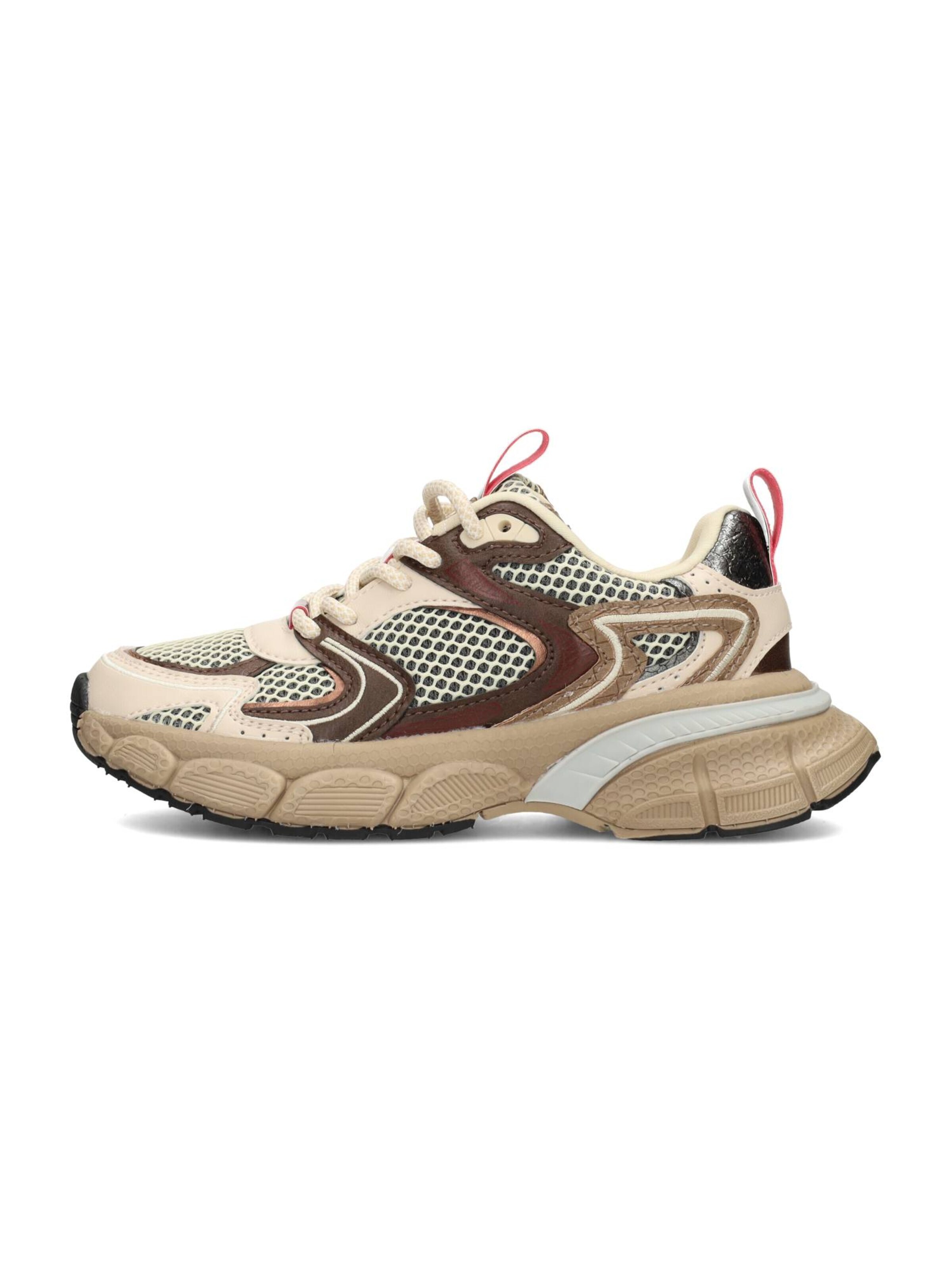 POSH by Poelman Sneakers 'Lola' in Beige: voorkant