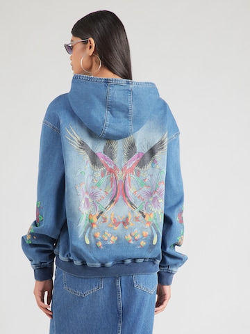 Ed Hardy Tréning póló - kék: elől