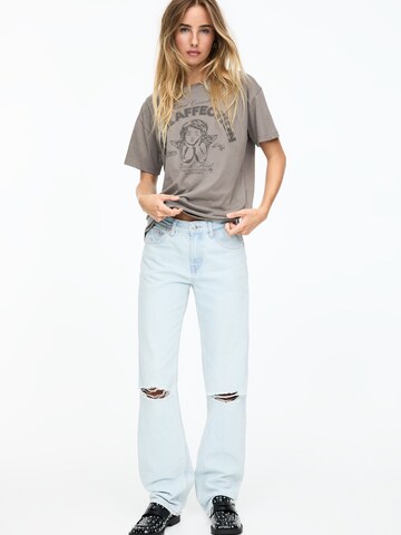 Pull&Bear T-Shirt in Grau