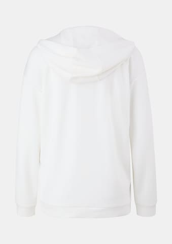 COMMA Sweatshirt in Wit: terug