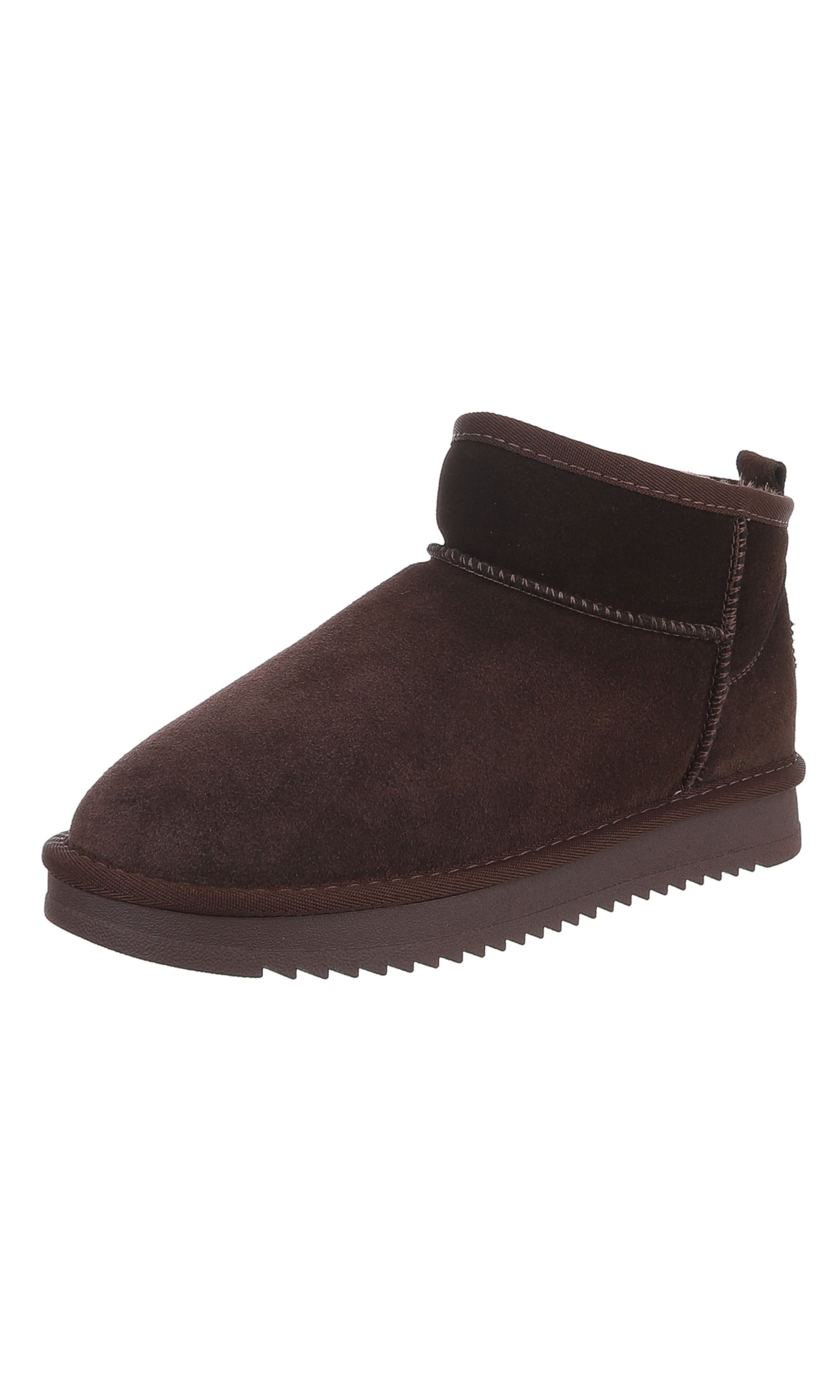 Ital-Design Snowboots in Braun: Vorderseite