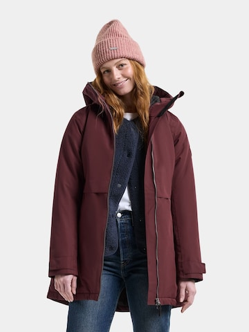 Didriksons Winterjacke 'Tiril' in Rot: Vorderseite