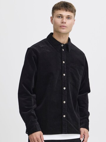 !Solid - Ajuste regular Camisa 'MEYER' en negro: frente