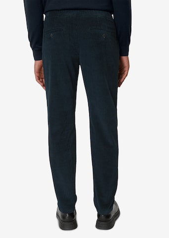 Marc O'Polo Regular Pleat-front trousers 'Osby' in Blue