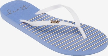 Tongs 'Viva Stamp LI' ROXY en bleu : devant