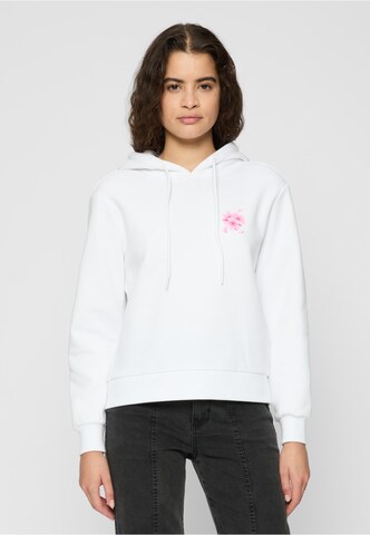 Sweat-shirt 'Self Love Club' Miss Tee en blanc