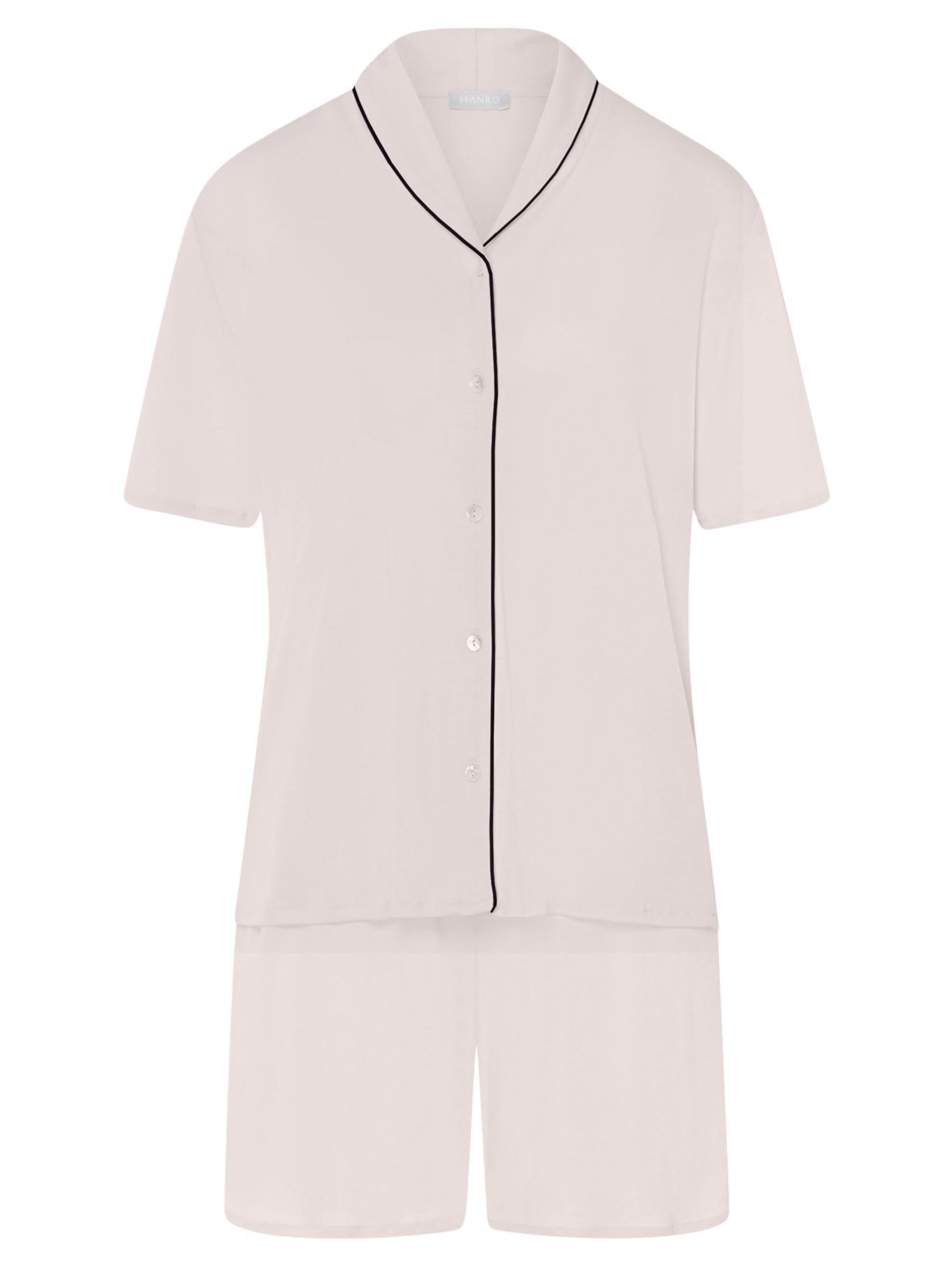 Hanro Pajama 'Natural Comfort' in Beige: front