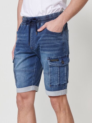 regular Jeans cargo di KOROSHI in blu: frontale