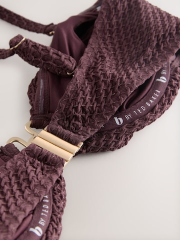 B by Ted Baker Bandeau Bikinitop in Braun