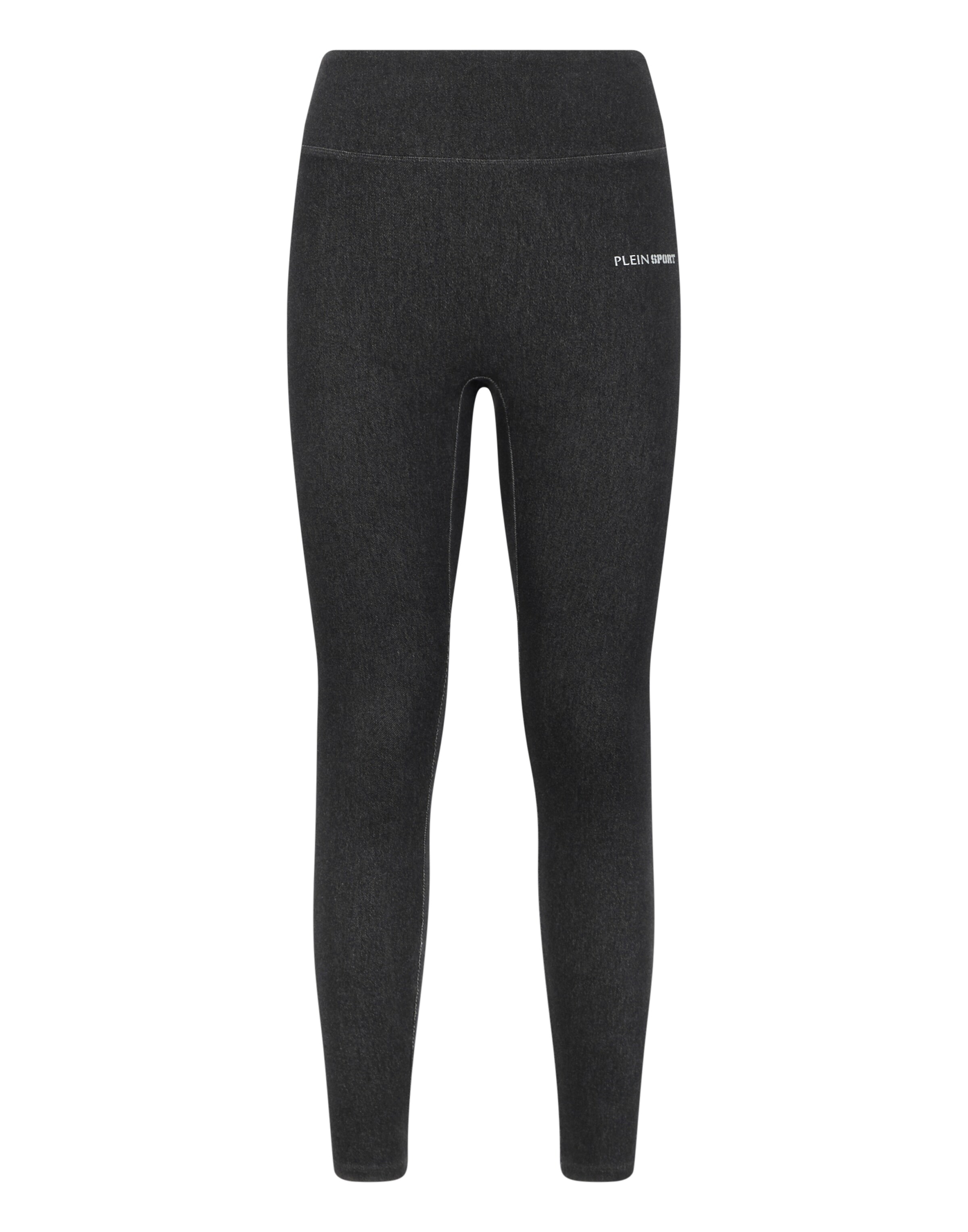 Plein Sport - Skinny Leggings en negro: frente