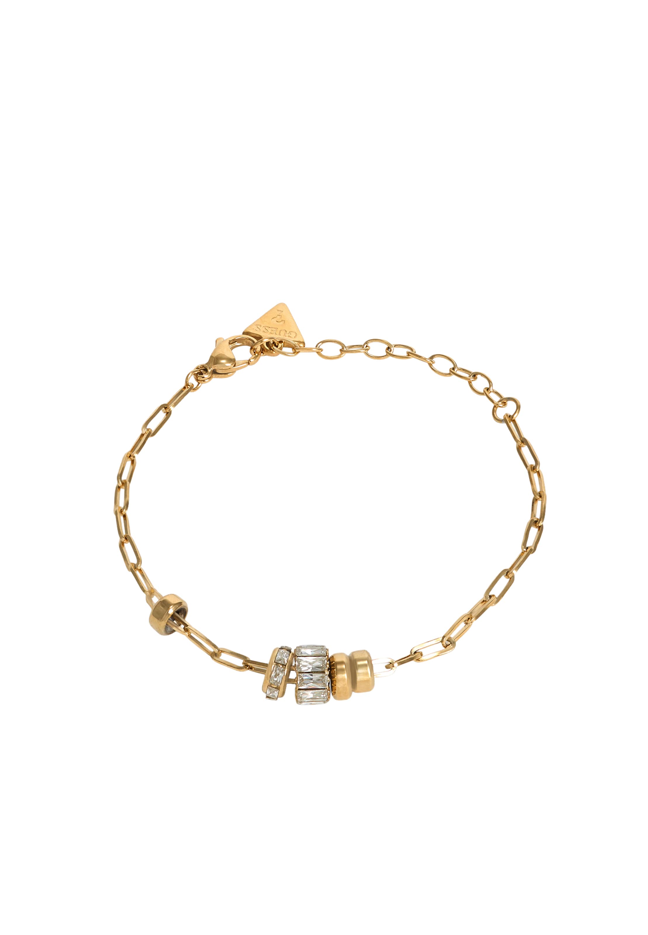 GUESS - Pulsera 'LES BAGUETTES' en oro: frente