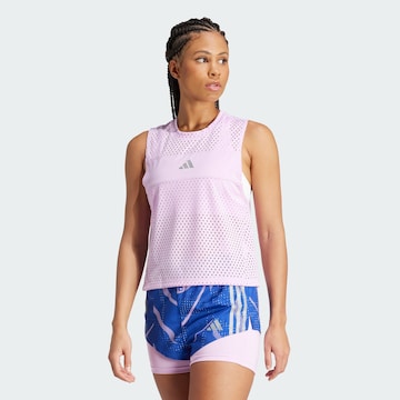 ADIDAS PERFORMANCE - Camiseta funcional 'Break the Norm' en lila: frente