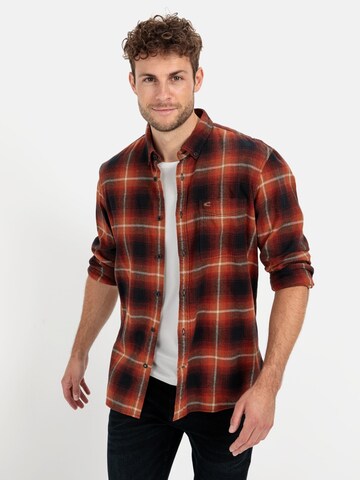 CAMEL ACTIVE Regular fit Button Up Shirt in Red: front