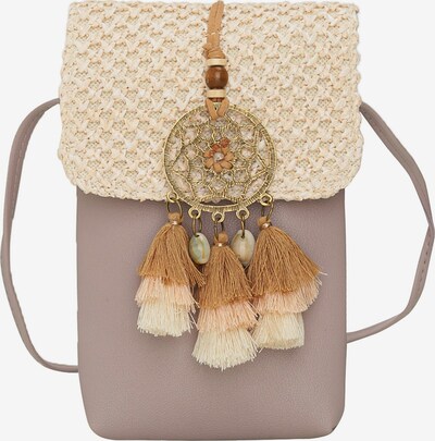 HARPA Umhängetasche 'Java' in beige / braun / flieder, Produktansicht