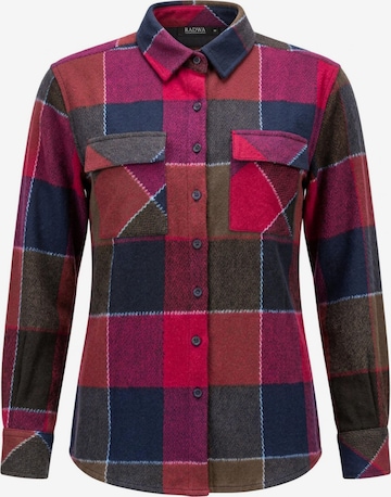 Chemisier 'Comfy Heavyweight Flannel Shirt' Radwa en rouge : devant