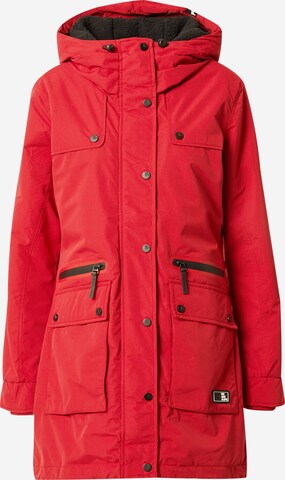 Parka invernale 'CharlotteAK' di Alife and Kickin in rosso: frontale