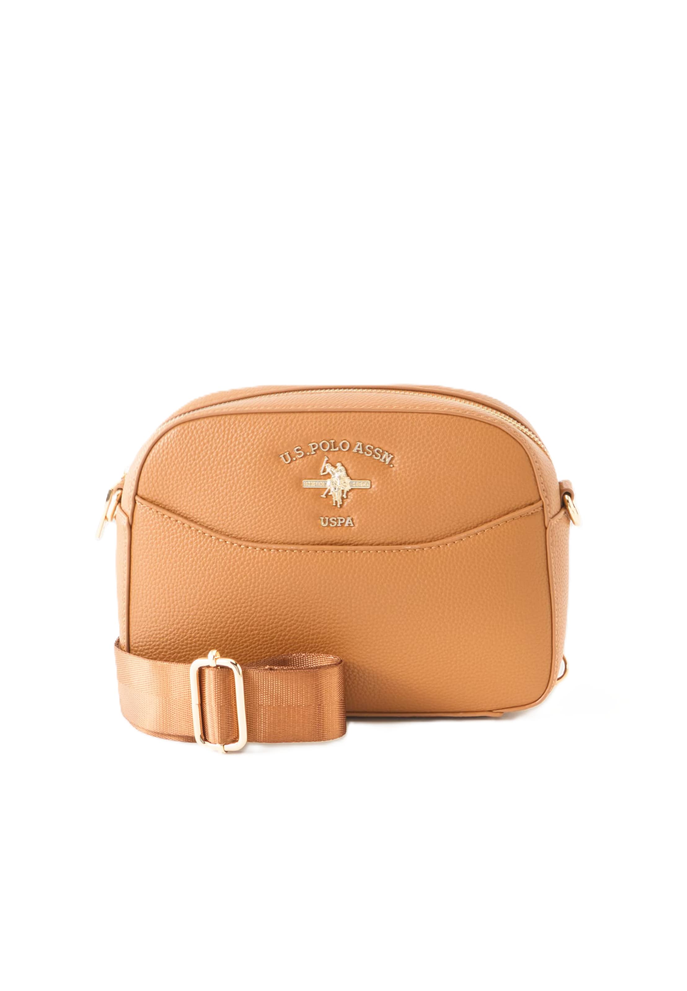U.S. POLO ASSN. Crossbody bag 'STANFORD' in Brown: front