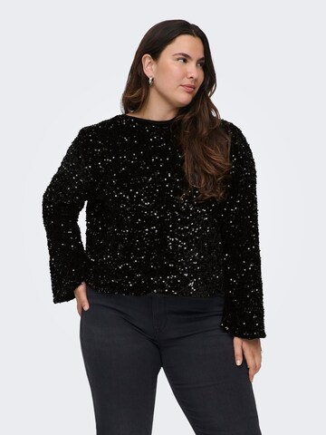 Cardigan 'CARAnika' ONLY Carmakoma en noir : devant