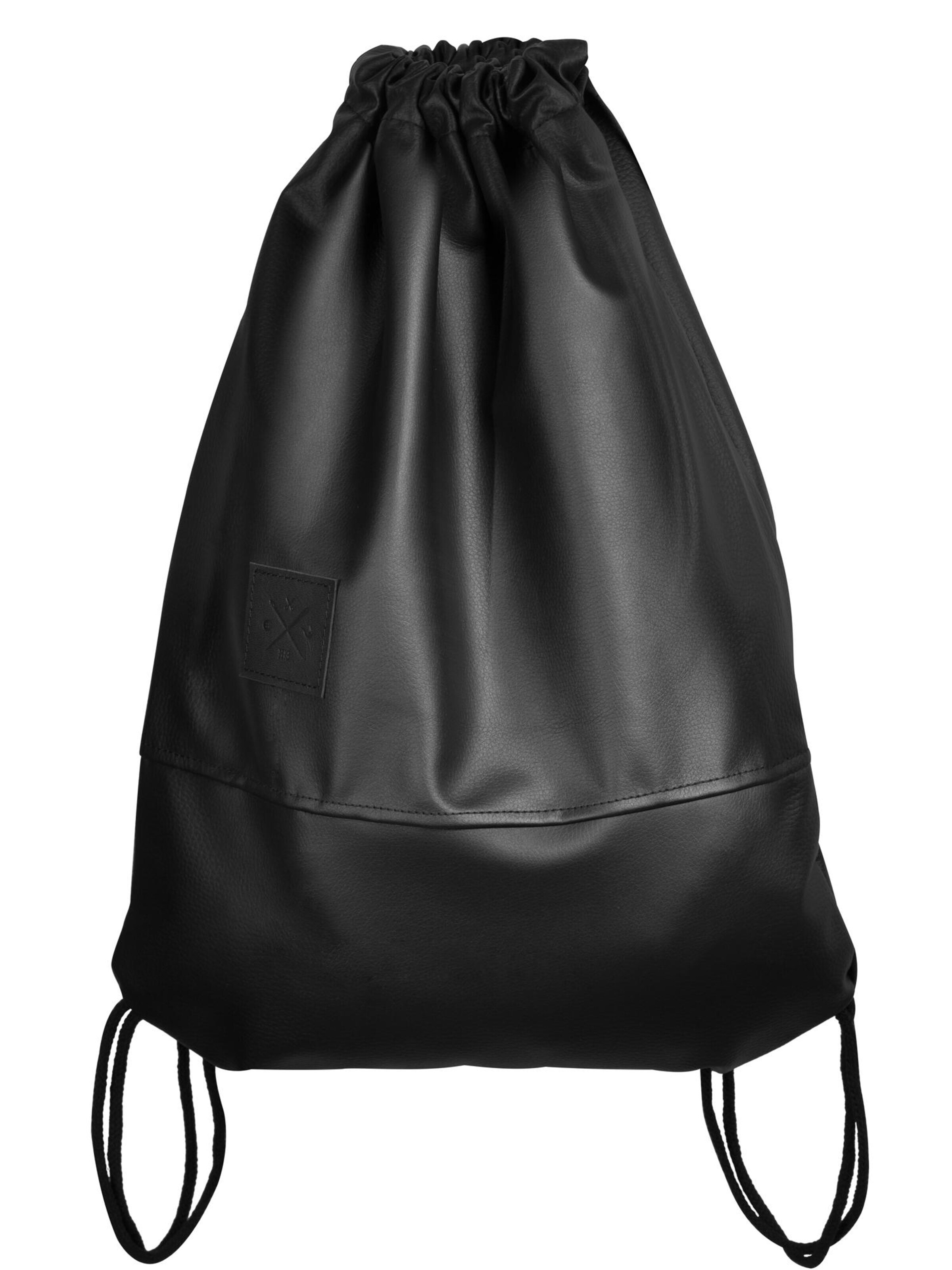 Manufaktur13 Athletic Gym Bag 'Black Out' in Black: front