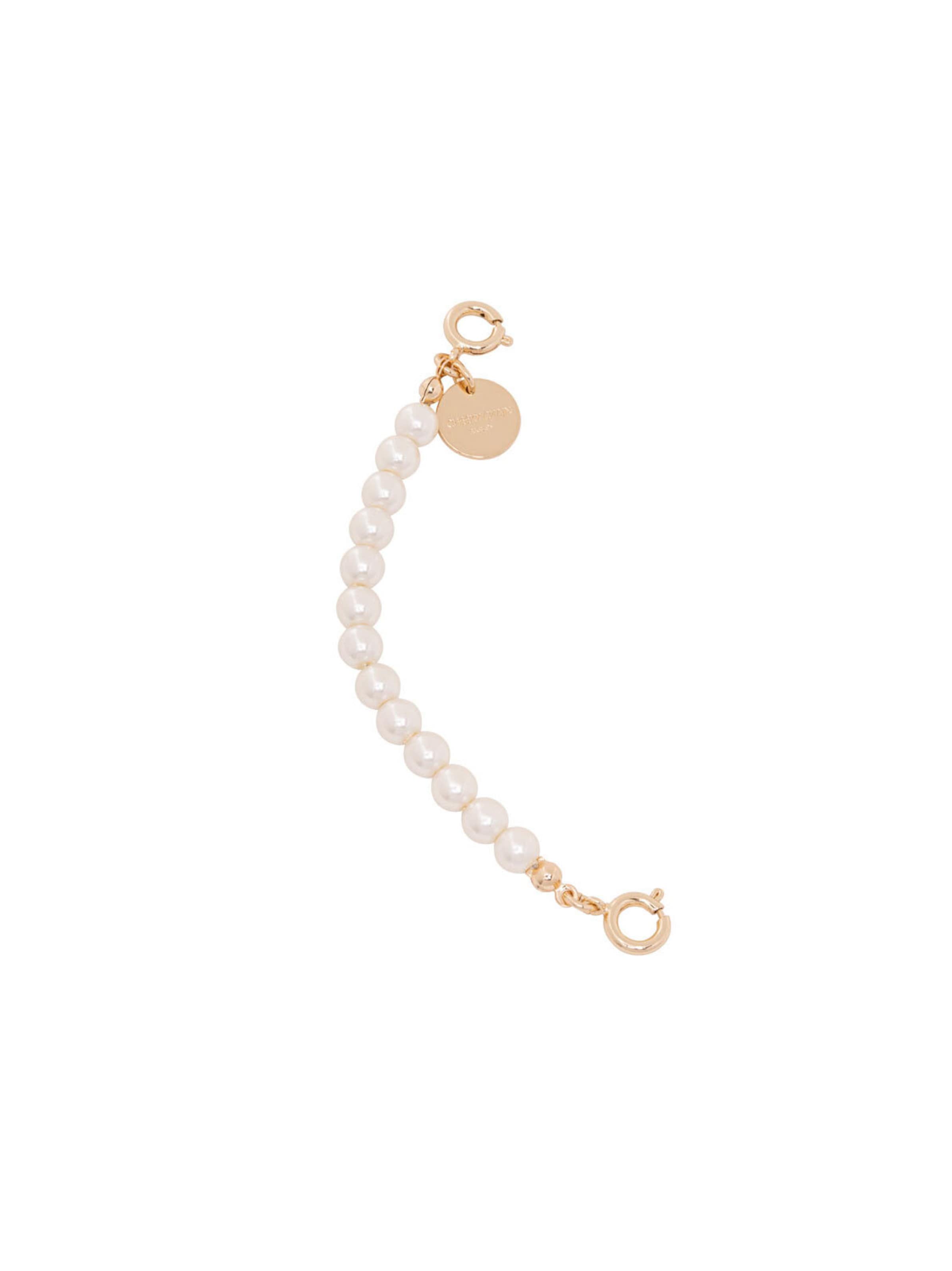 Accessoires pour chaussures 'Arielle' Cheeky Chain Munich en beige : devant