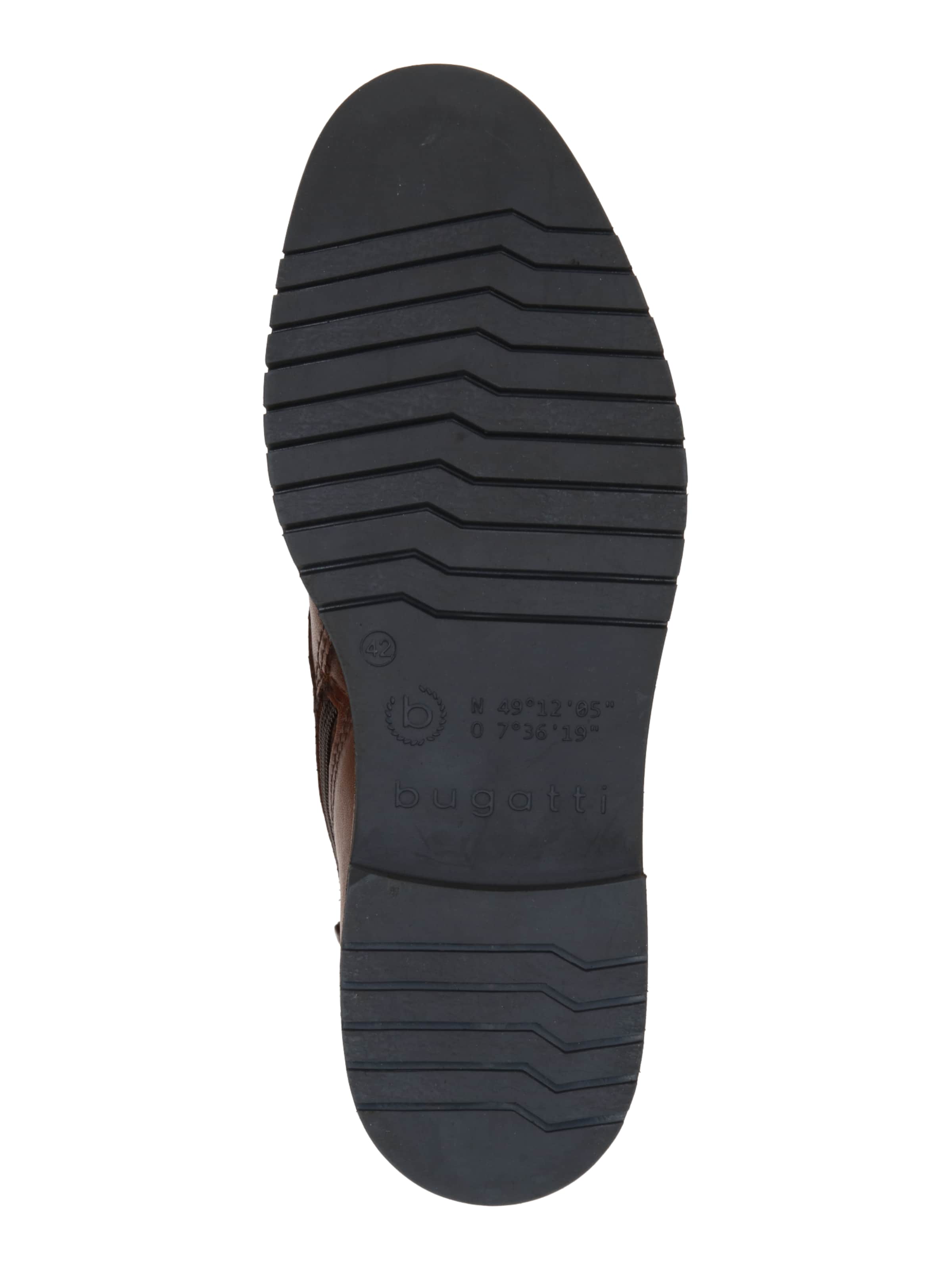 bugatti Боти с връзки в кафяво