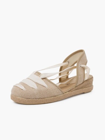 Pisamonas - Sandalias en beige: frente
