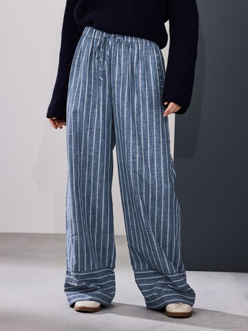 Next Wide Leg Housut värissä sininen: etupuoli