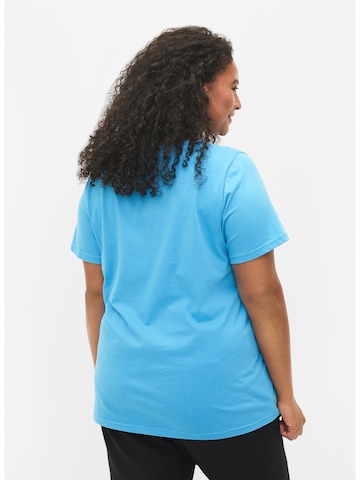 T-shirt Zizzi en bleu