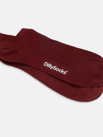 Chaussure basse DillySocks en rouge