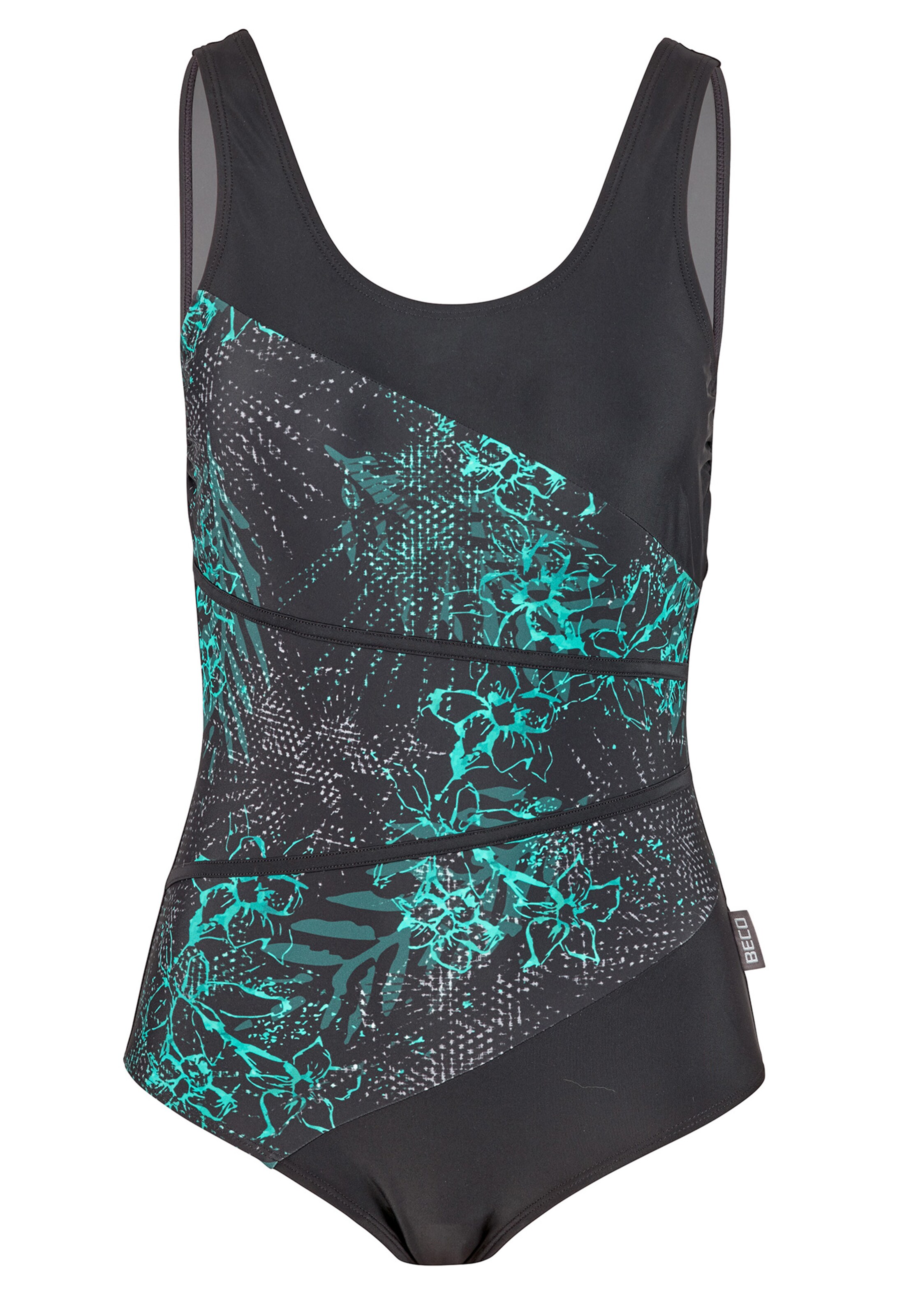 BECO the world of aquasports Bustier Badpak in Zwart: voorkant