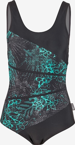 BECO the world of aquasports Bralette Swimsuit in Black: front