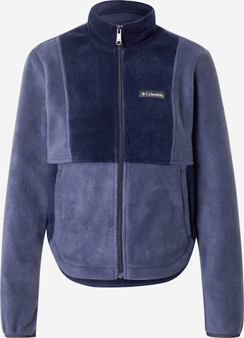 COLUMBIA Athletic Fleece Jacket 'Benton Springs' in Blue: front