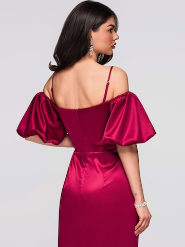 Ombre Evening dress in Red