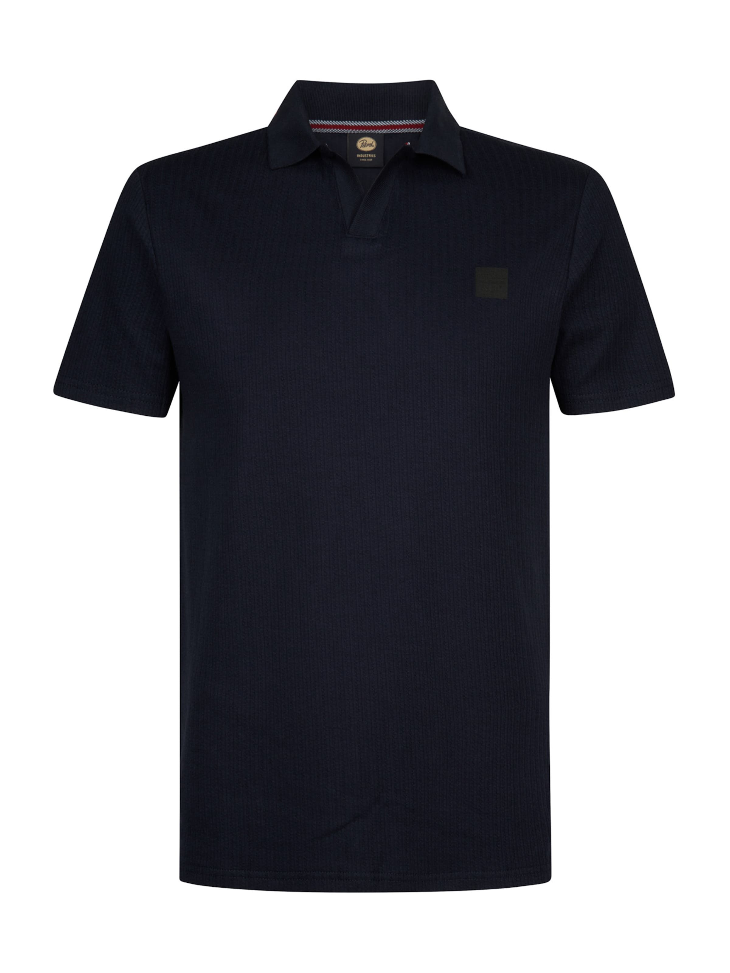Petrol Industries - Camiseta en azul: frente
