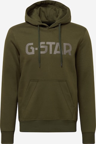 G-Star RAW Sweatshirt in Groen: voorkant