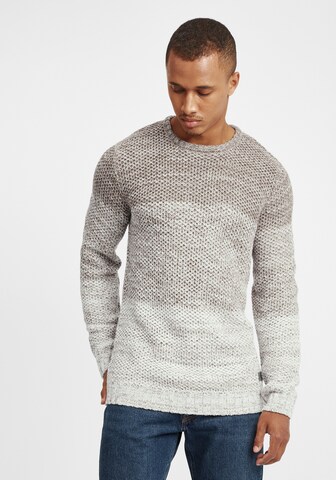 !Solid Sweater 'Ayton' in Grey: front